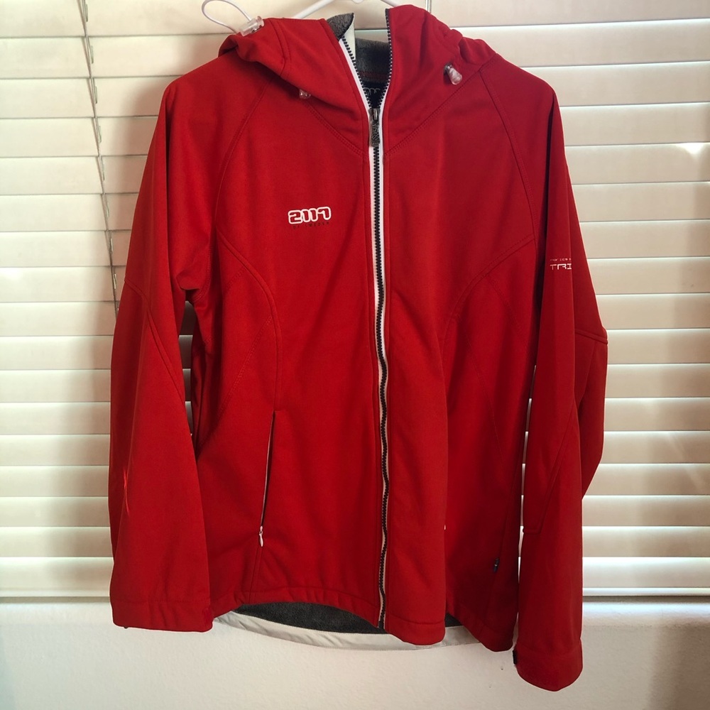 Vibrant Red Snow Jacket